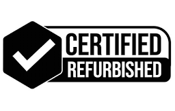 Here's an alt tag for the image: Certified refurbished product.