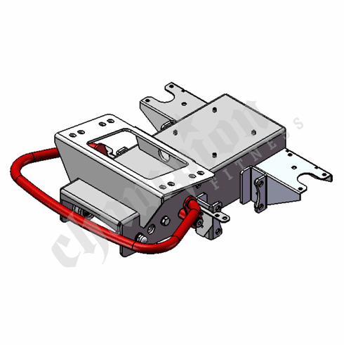 A drawing of an electric device with wires attached.