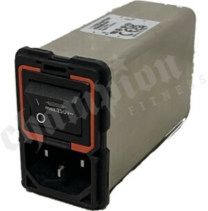 Plug socket with switch, max 250V.
